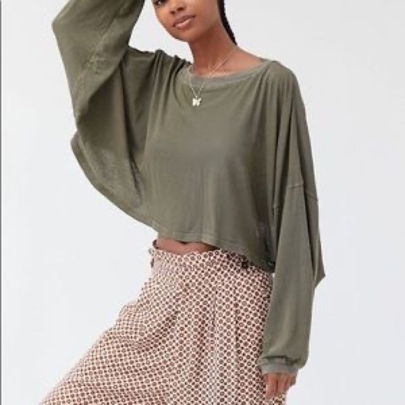 Urban Outfitters Tops - Out From Under Ella Cropped Tee- Urban Outfitters